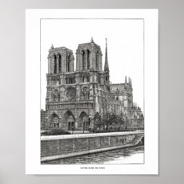 Póster Catedral de Notre Dame de París