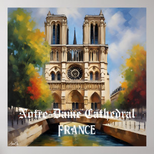 Póster Catedral de Notre-Dame, Francia   Contenido