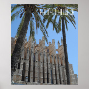 Póster Catedral de Palma Mallorca España Vacaciones