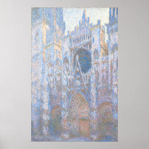 Póster Catedral de Rouen Fachada Occidental, Claude Monet
