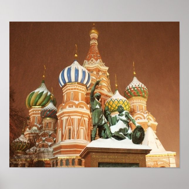 Póster Catedral de Rusia (Frente)