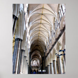 Póster Catedral de Salisbury