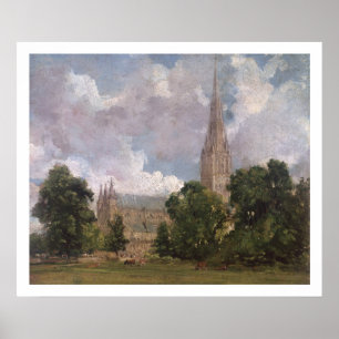 Póster Catedral de Salisbury del suroeste