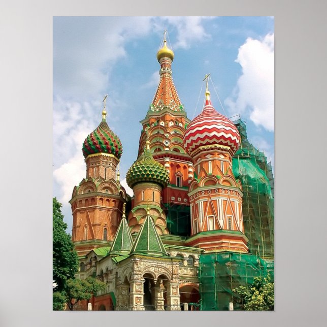 Póster Catedral de San Basil (Frente)