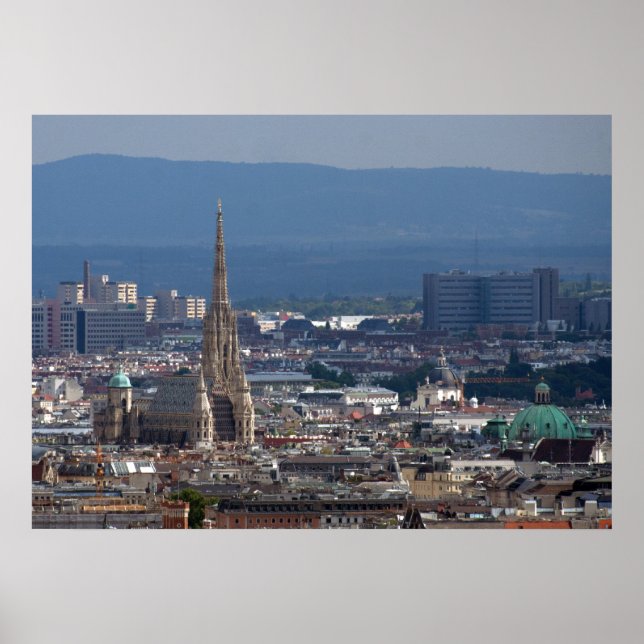 Póster Catedral de San Esteban, Viena Austria (Frente)