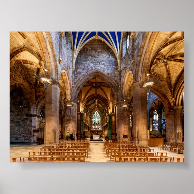 Póster Catedral de San Gil en Edimburgo (Frente)