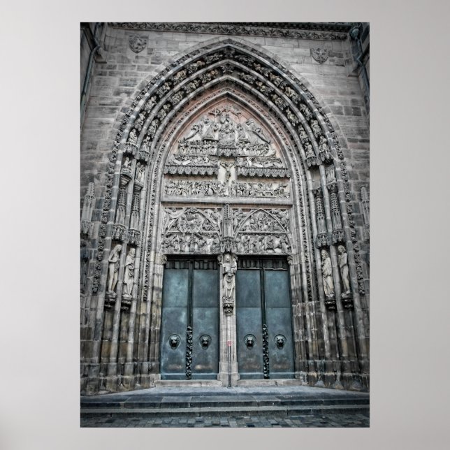 Póster Catedral de San Lorenzo - Nuremberg, Poster de Ale (Frente)