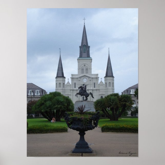 Póster Catedral de San Luis, Nueva Orleans (Frente)