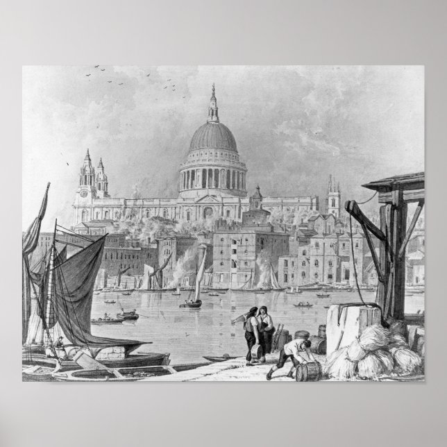 Póster Catedral de San Pablo (Frente)