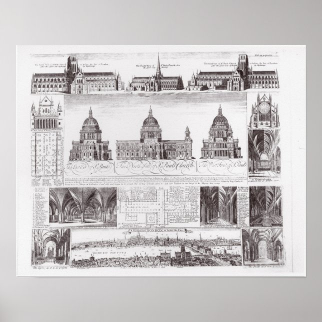 Póster Catedral de San Pablo (Frente)