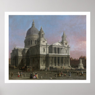 Póster Catedral de San Pablo, 1754 (aceite sobre lienzo)
