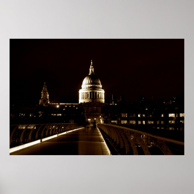 Póster Catedral de San Pablo de Londres (Frente)