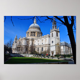 Póster Catedral de San Pablo Londres Inglaterra Reino Uni