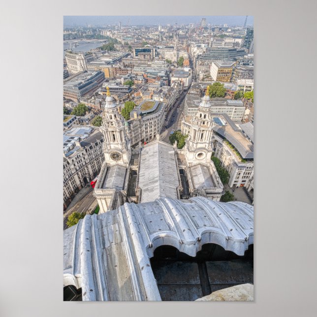 Póster Catedral de San Pablo, Londres Reino Unido (Frente)