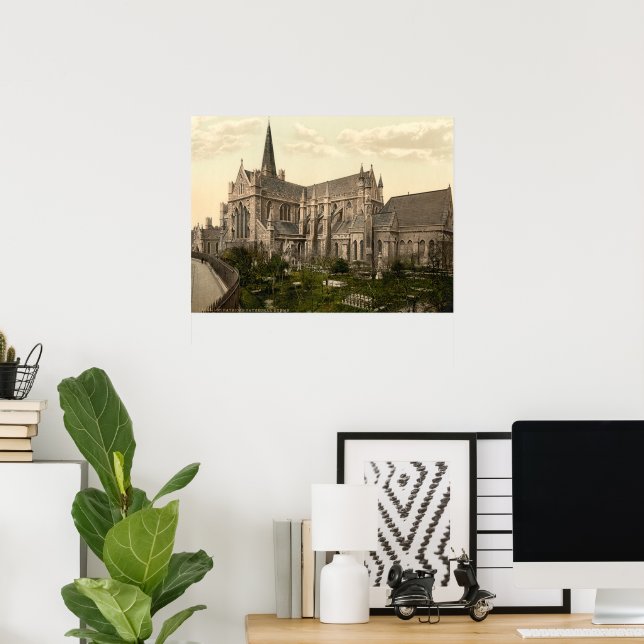 Póster Catedral de San Patricio, Dublín, Irlanda (Oficina en casa)