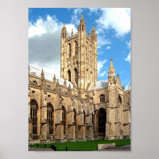 Póster Catedral de San Pedro de Canterbury (Frente)