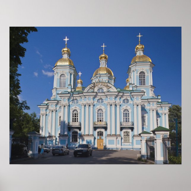 Póster Catedral de San Petersburgo, Mariinsky, Nikolsky (Frente)