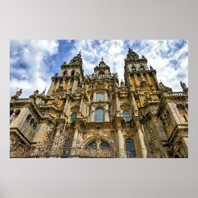 Póster catedral de Santiago de Compostela (Frente)