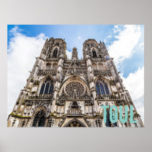 Póster Catedral de St. Etienne regalo de Francia