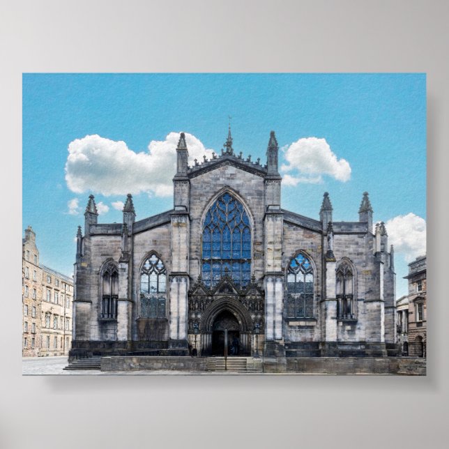 Póster Catedral de St Giles en Edimburgo (Frente)