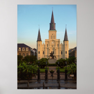 Póster Catedral de St Louis de Jackson Square Nueva Orlea