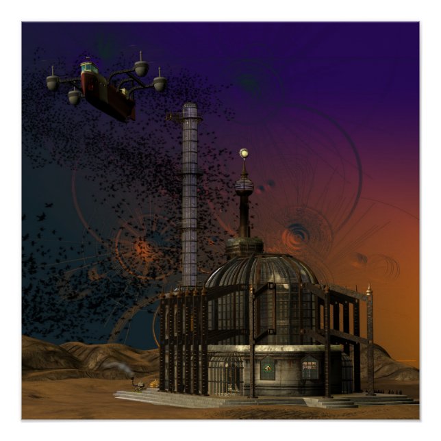 Póster Catedral de vapor (Anverso)