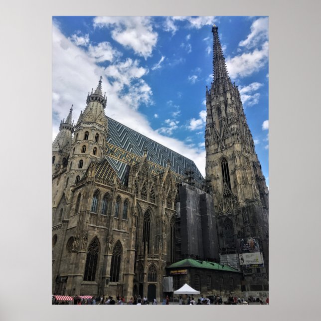 Póster Catedral de Viena (Frente)