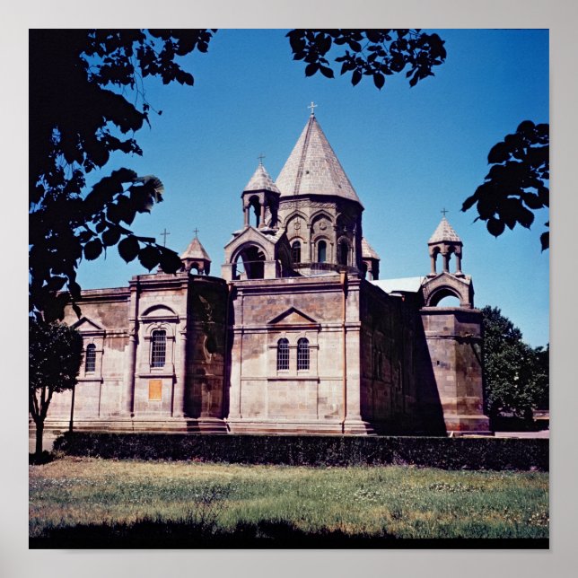 Póster Catedral del Exterior de Etchmiadzin (Frente)