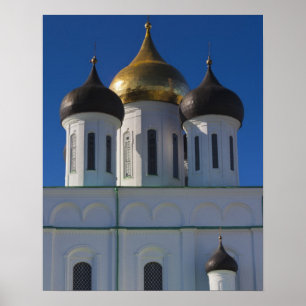 Póster Catedral del Kremlin de Pskov y la Trinidad
