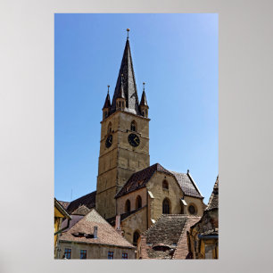 Póster Catedral Evangélica de Sibiu