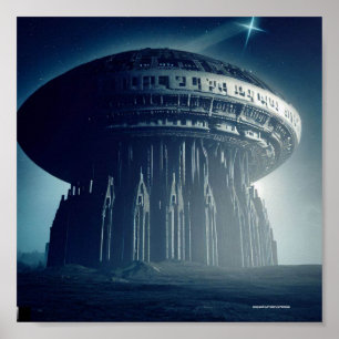 Póster Catedral Extraterrestre