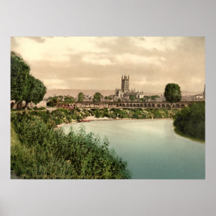 Póster Catedral II, Gloucestershire, Inglaterra de