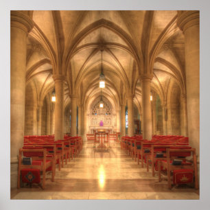 Póster Catedral Nacional de Washington Capilla de Belén