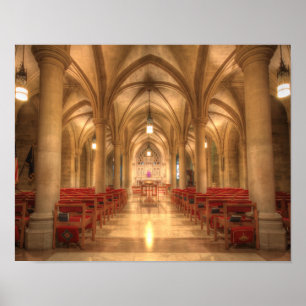 Póster Catedral Nacional de Washington Capilla de Belén