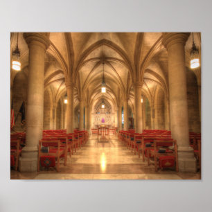 Póster Catedral Nacional de Washington Capilla de Belén