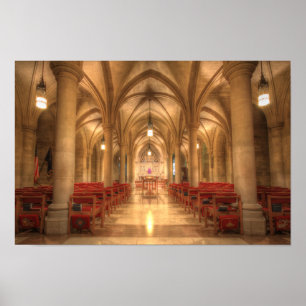 Póster Catedral Nacional de Washington Capilla de Belén
