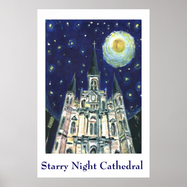 Póster Catedral Nocturna de Stark (Frente)