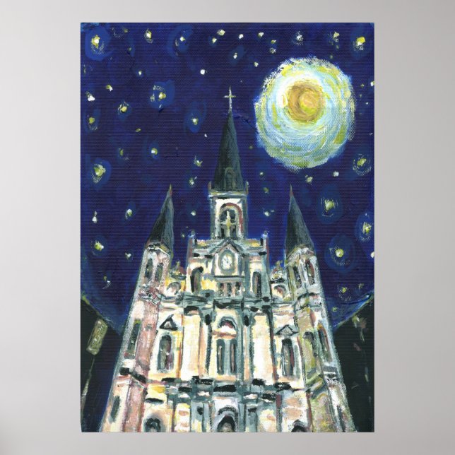 Póster Catedral Nocturna de Stark (Frente)