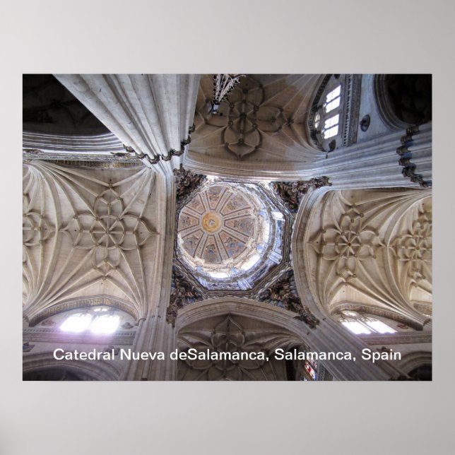 Póster Catedral Nueva de Salamanca (Frente)