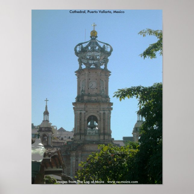 Póster Catedral, Puerto Vallarta, México (Frente)
