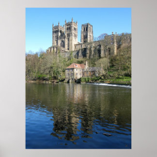 Póster Catedral y Mill de Durham