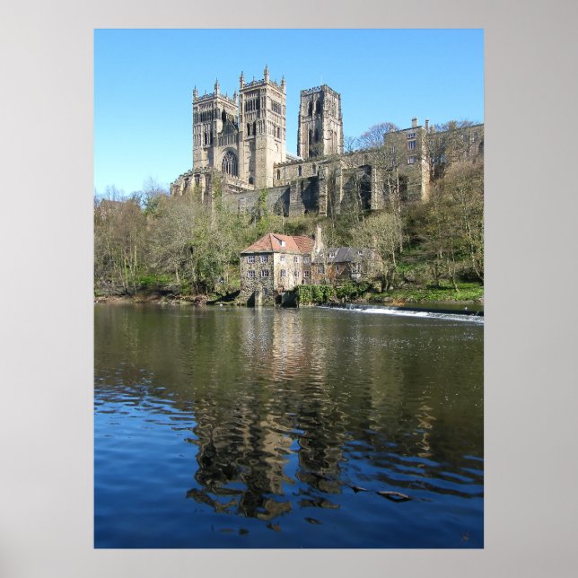 Póster Catedral y Mill de Durham (Frente)