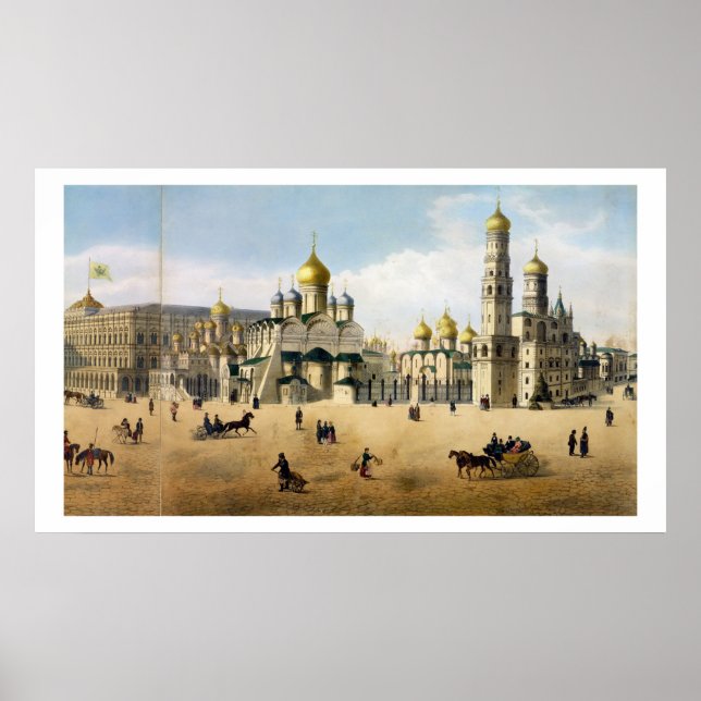 Póster Catedrales de la Anunciación y el Arcángel, (Frente)