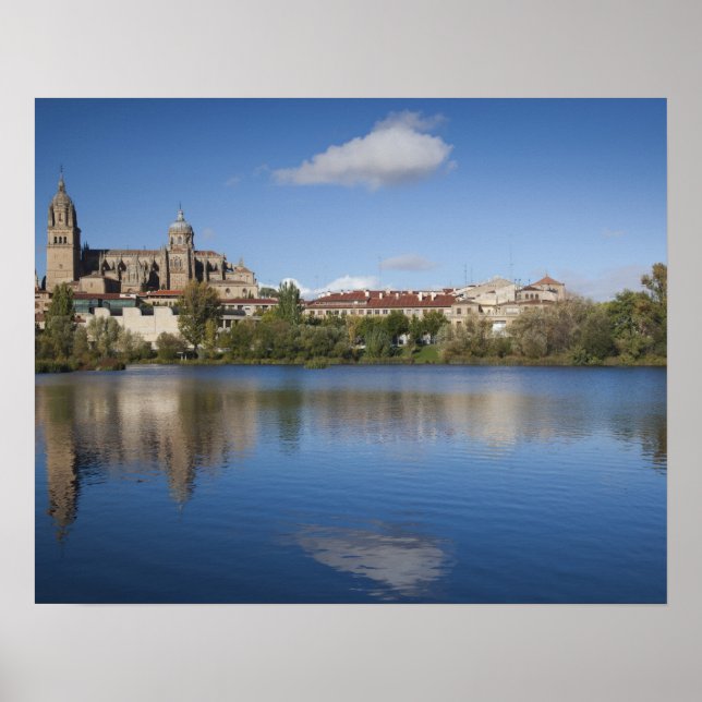 Póster Catedrales y ciudad de Salamanca (Frente)