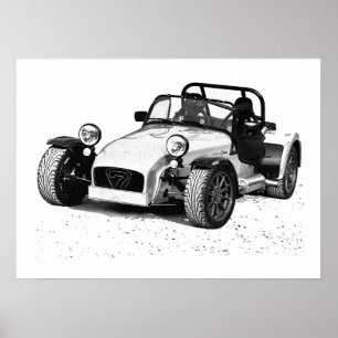 Póster Caterham car poster