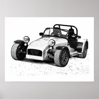 Póster Caterham car poster