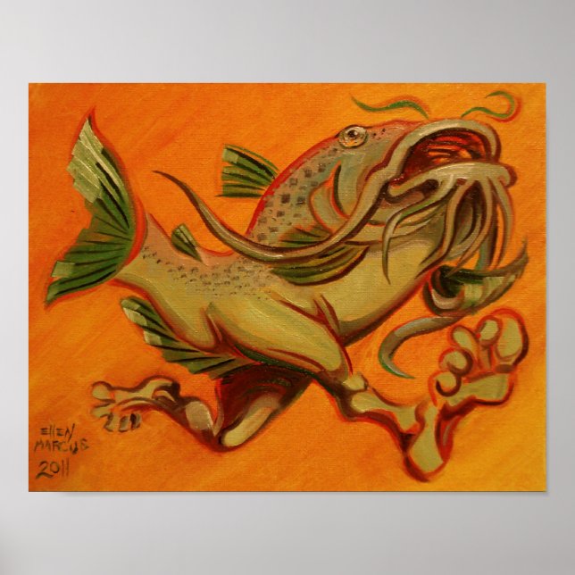 Póster CatFish Run (Frente)