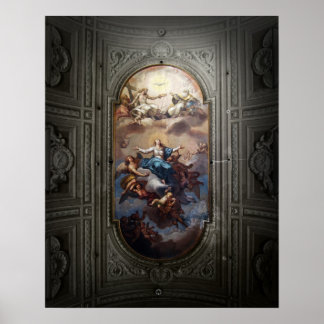 Póster Cathedral Ceiling, Rome