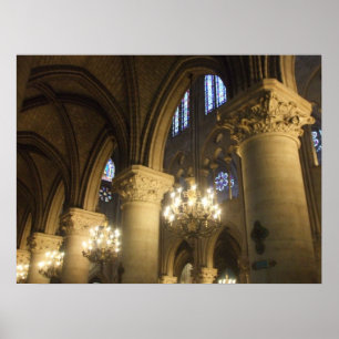 Póster Cathedral of Notre Dame, Paris, France