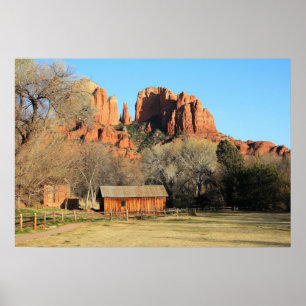 Póster Cathedral Rock Scene